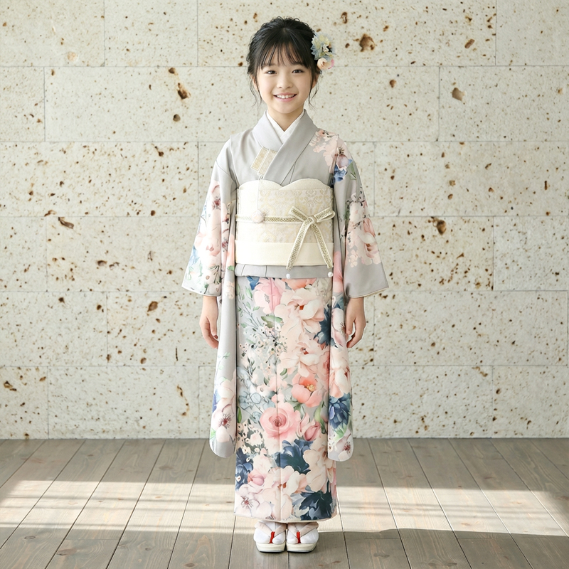 七五三着物7歳女の子画像