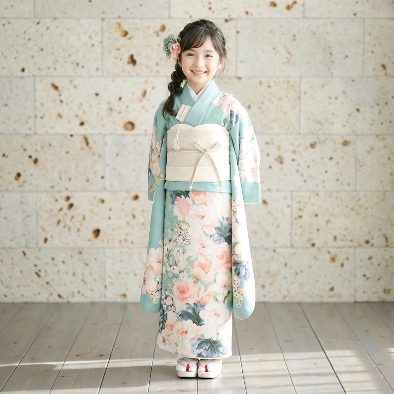 七五三着物7歳女の子画像