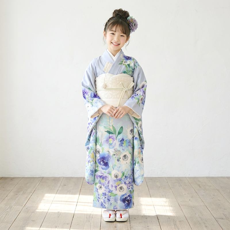 七五三着物7歳女の子画像