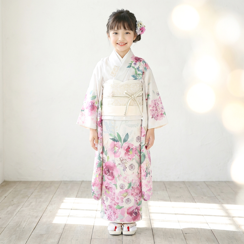 七五三着物7歳女の子画像