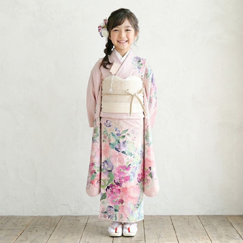 七五三着物7歳女の子画像