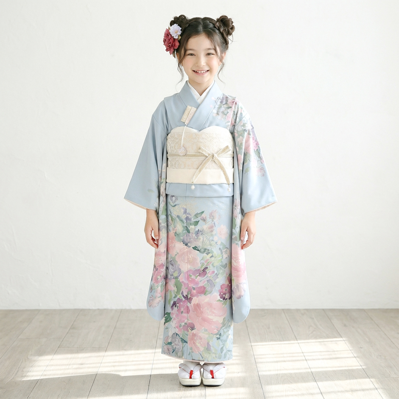 七五三着物7歳女の子画像