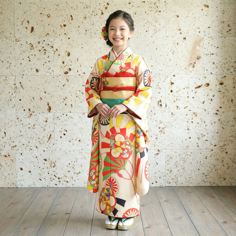 七五三着物7歳女の子画像
