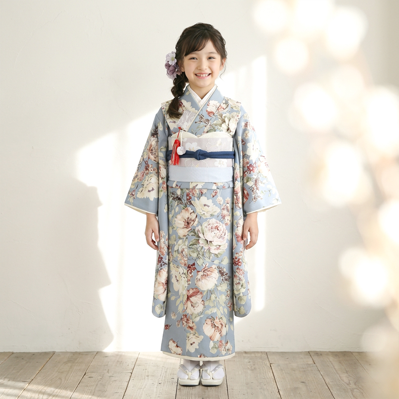 七五三着物7歳女の子画像