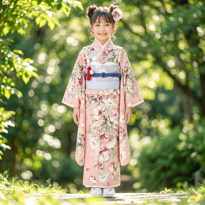 七五三着物7歳女の子画像