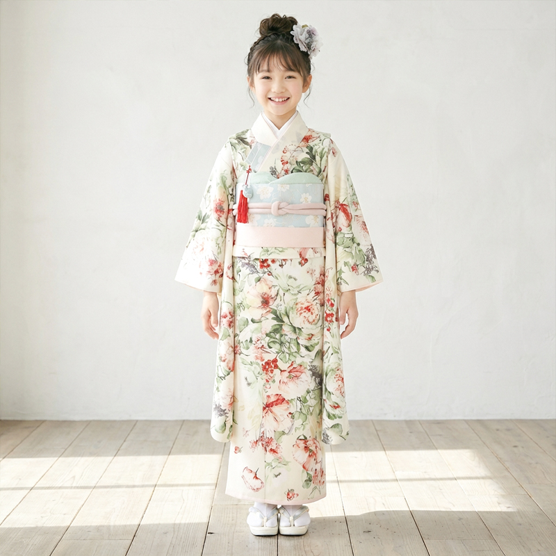 七五三着物7歳女の子画像