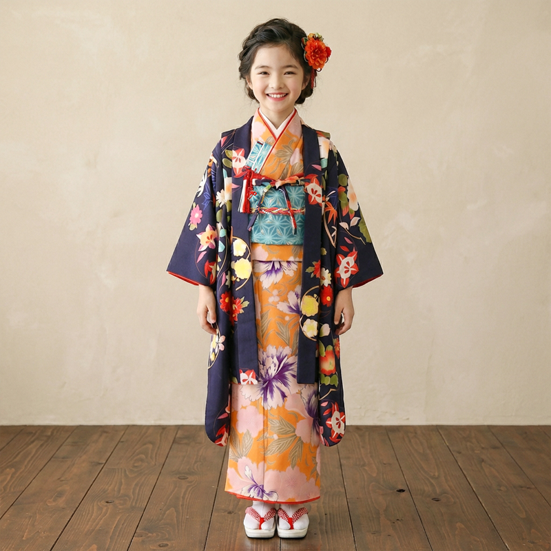 七五三着物7歳女の子画像