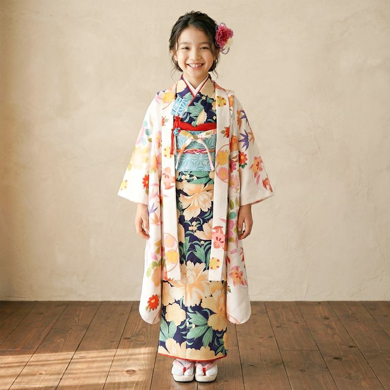 七五三着物7歳女の子画像