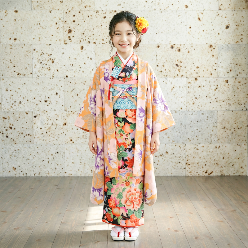 七五三着物7歳女の子画像