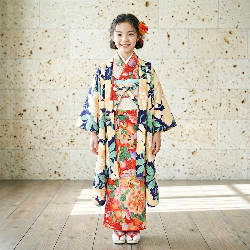 七五三着物7歳女の子画像
