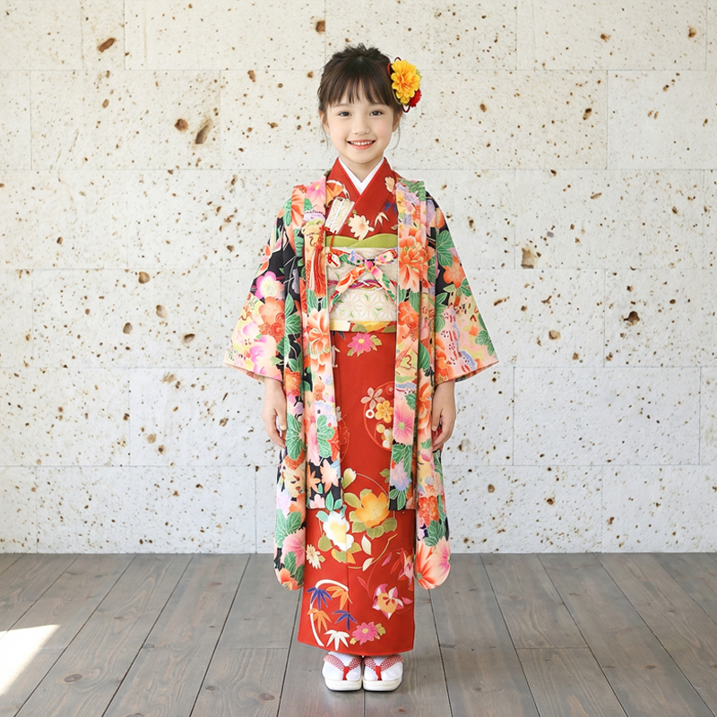 七五三着物7歳女の子画像
