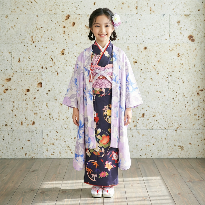 七五三着物7歳女の子画像