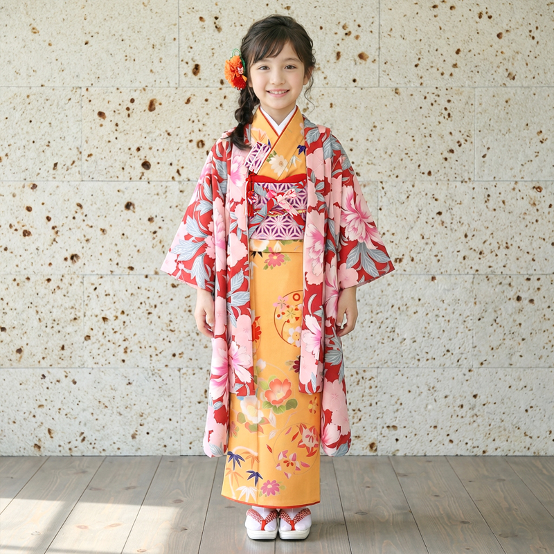 七五三着物7歳女の子画像