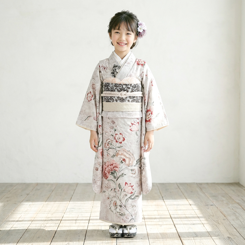 七五三着物7歳女の子画像