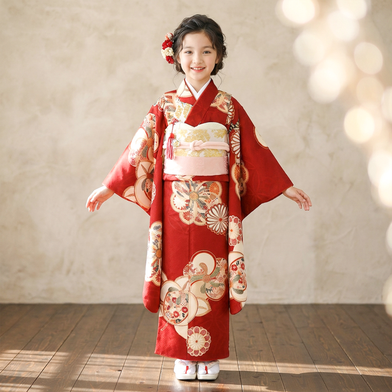 七五三着物7歳女の子画像