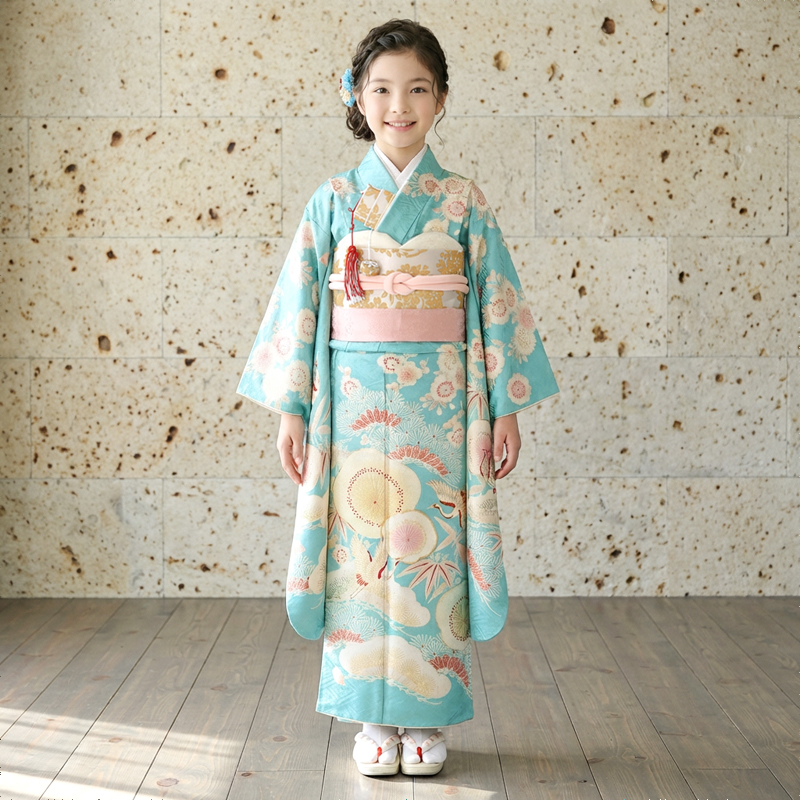 七五三着物7歳女の子画像