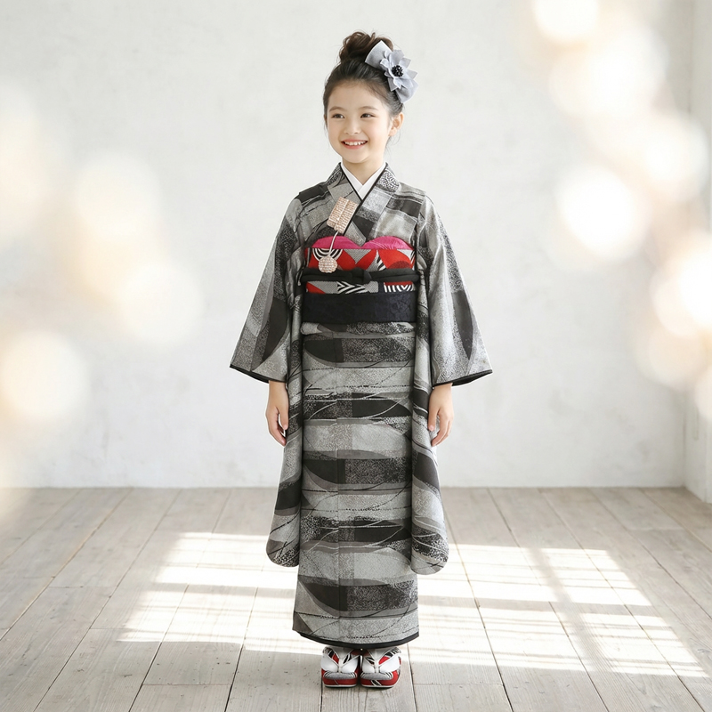 七五三着物7歳女の子画像