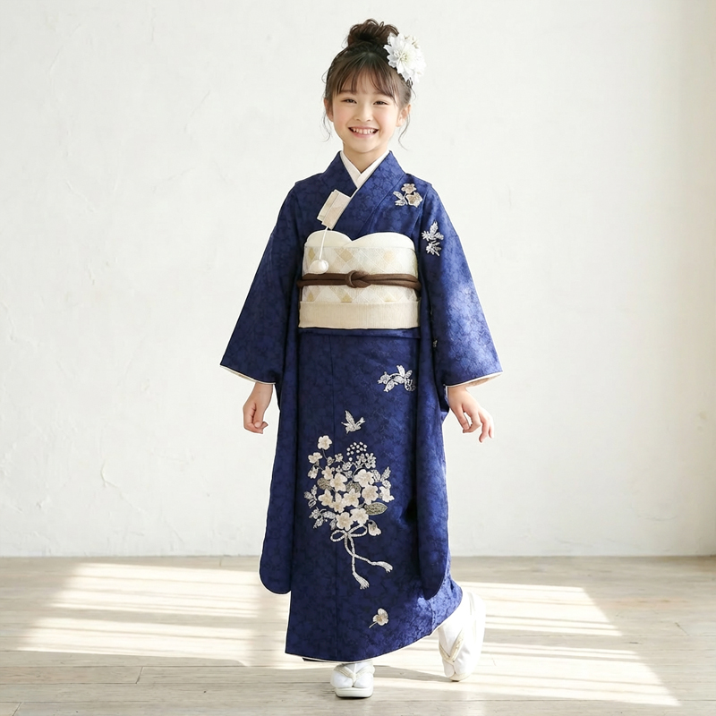 七五三着物7歳女の子画像