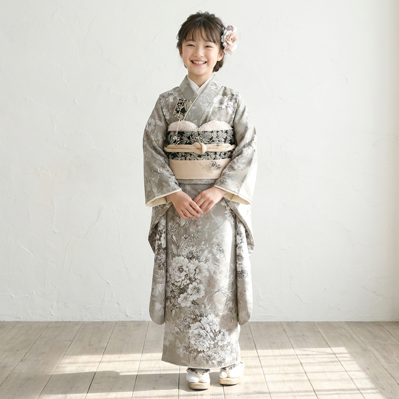 七五三着物7歳女の子画像