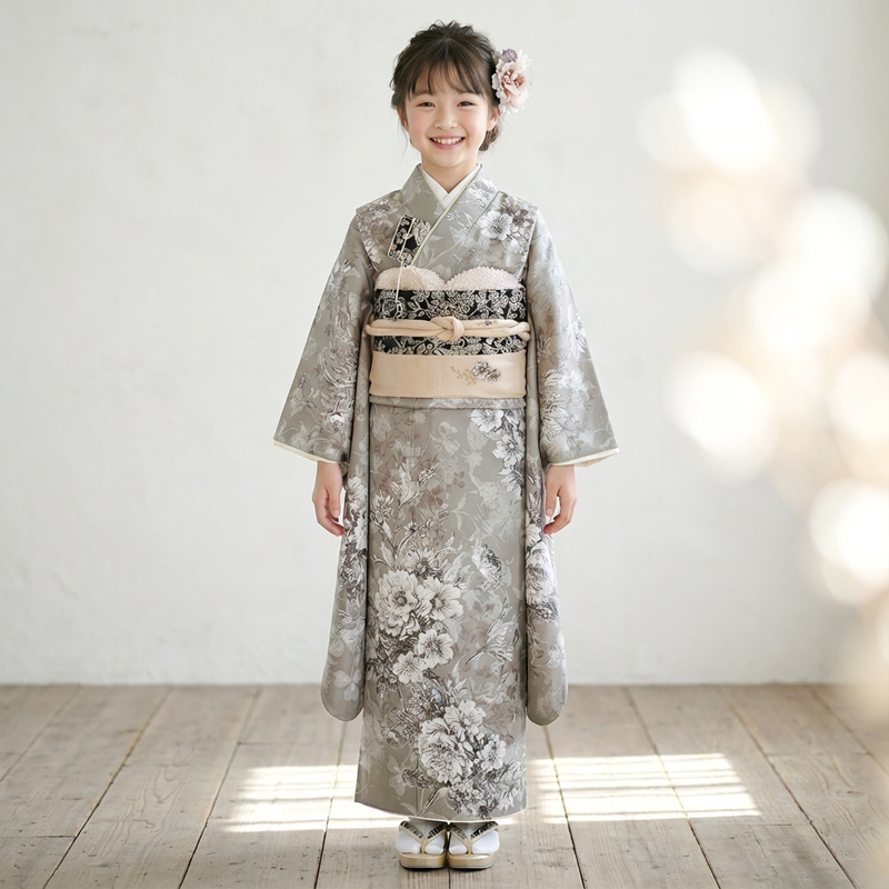 七五三着物7歳女の子画像