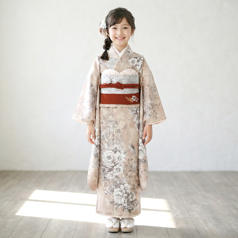 七五三着物7歳女の子画像