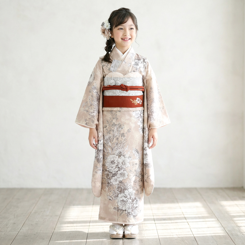 七五三着物7歳女の子画像