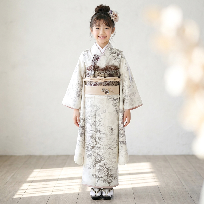 七五三着物7歳女の子画像