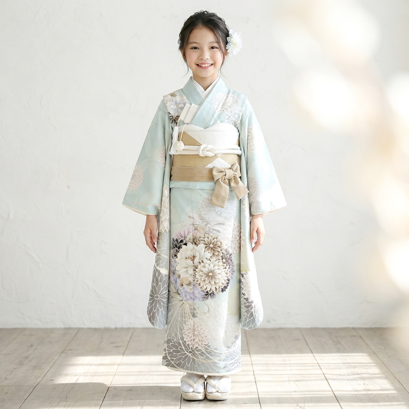 七五三着物7歳女の子画像