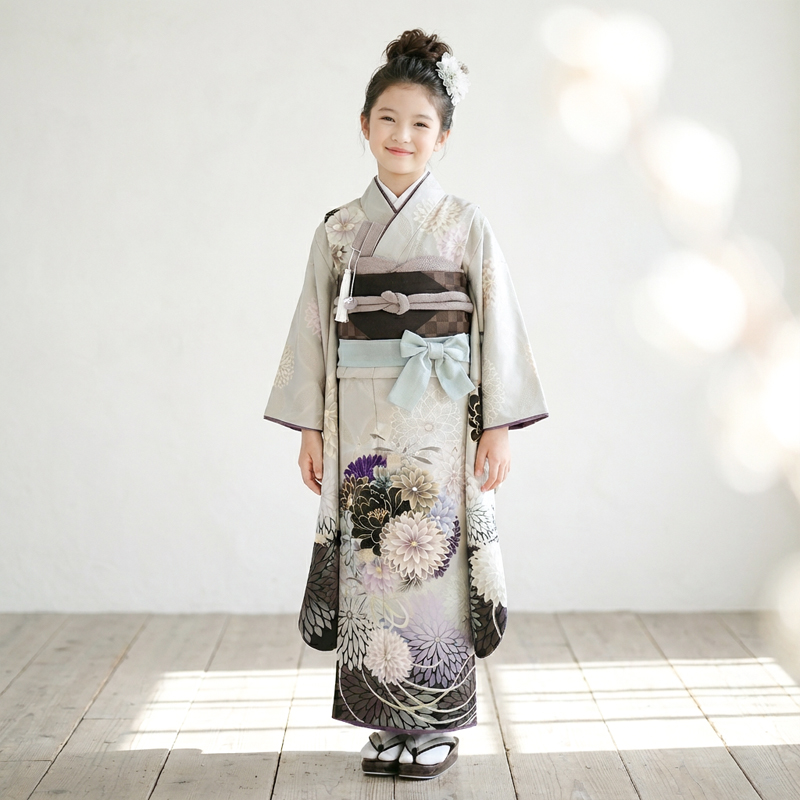 七五三着物7歳女の子画像