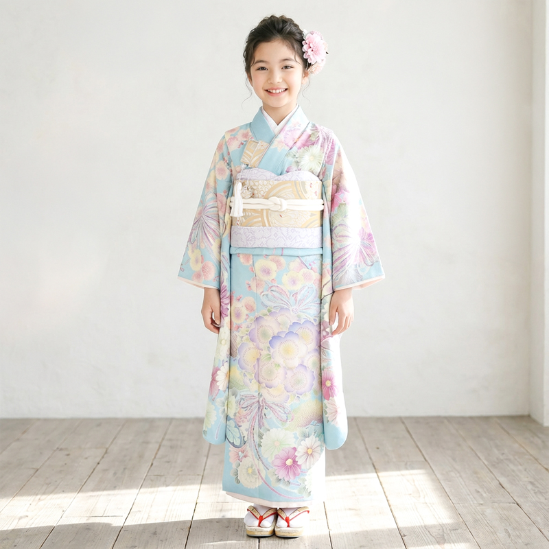 七五三着物7歳女の子画像