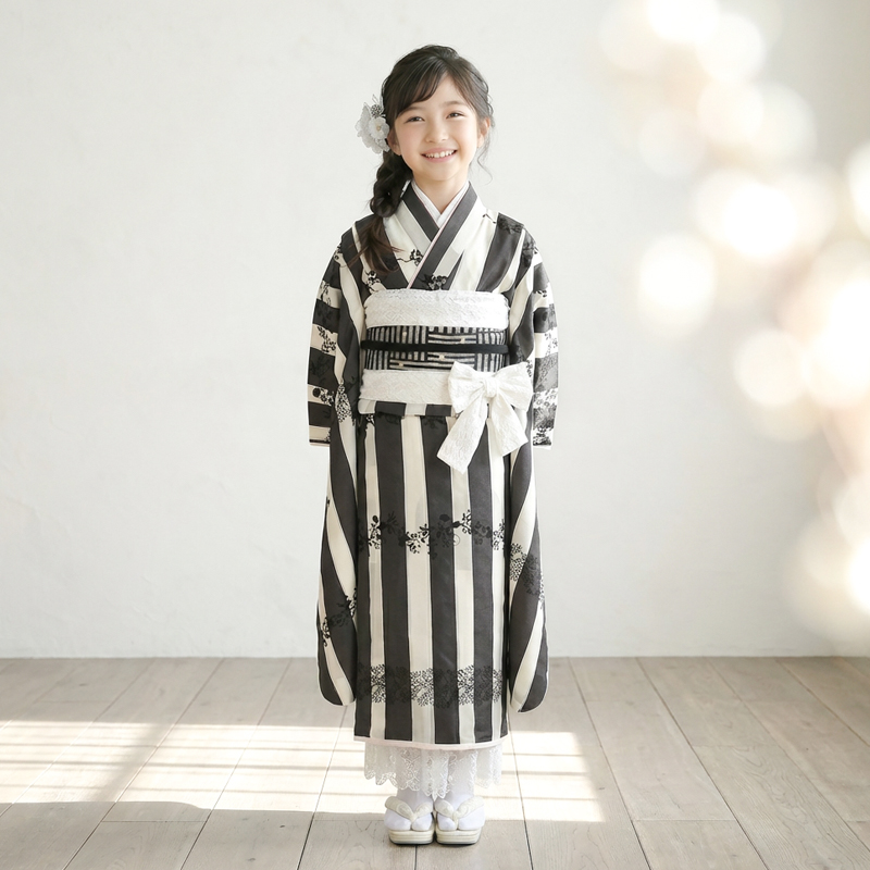 七五三着物7歳女の子画像