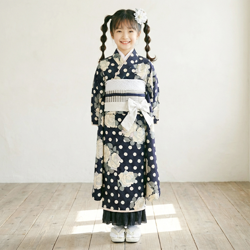 七五三着物7歳女の子画像