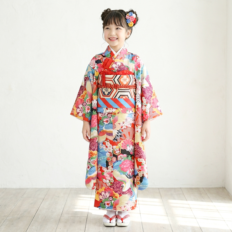 七五三着物7歳女の子画像