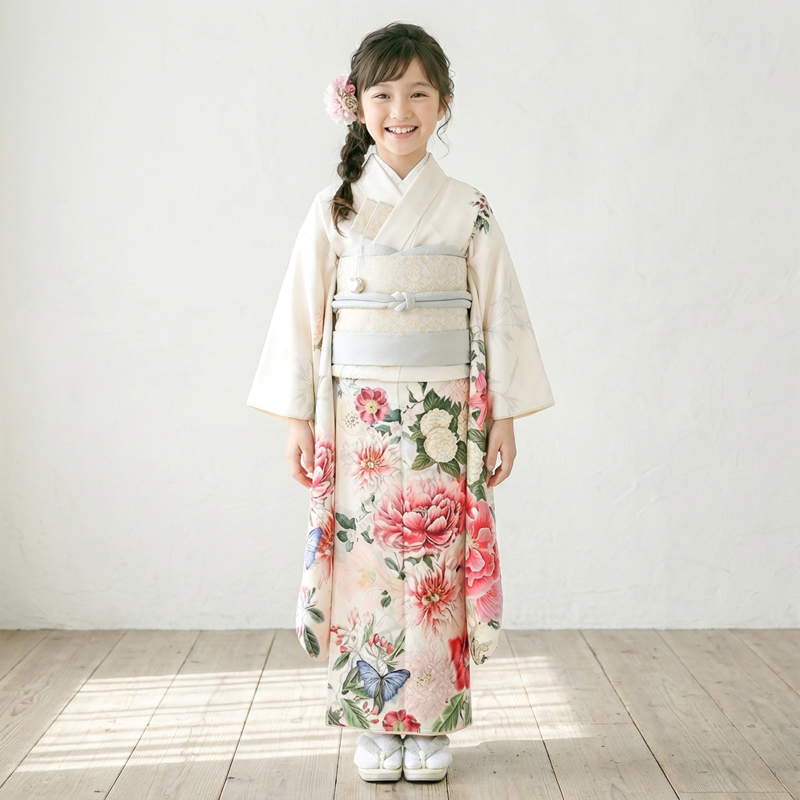 七五三着物7歳女の子画像