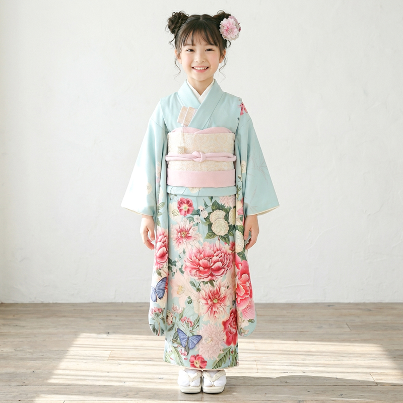七五三着物7歳女の子画像
