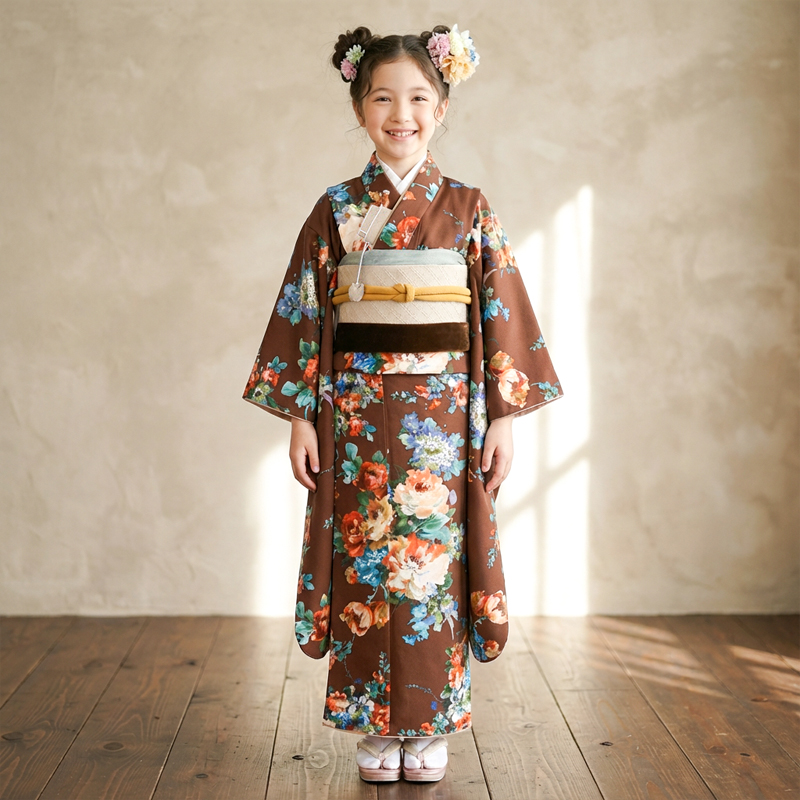 七五三着物7歳女の子画像