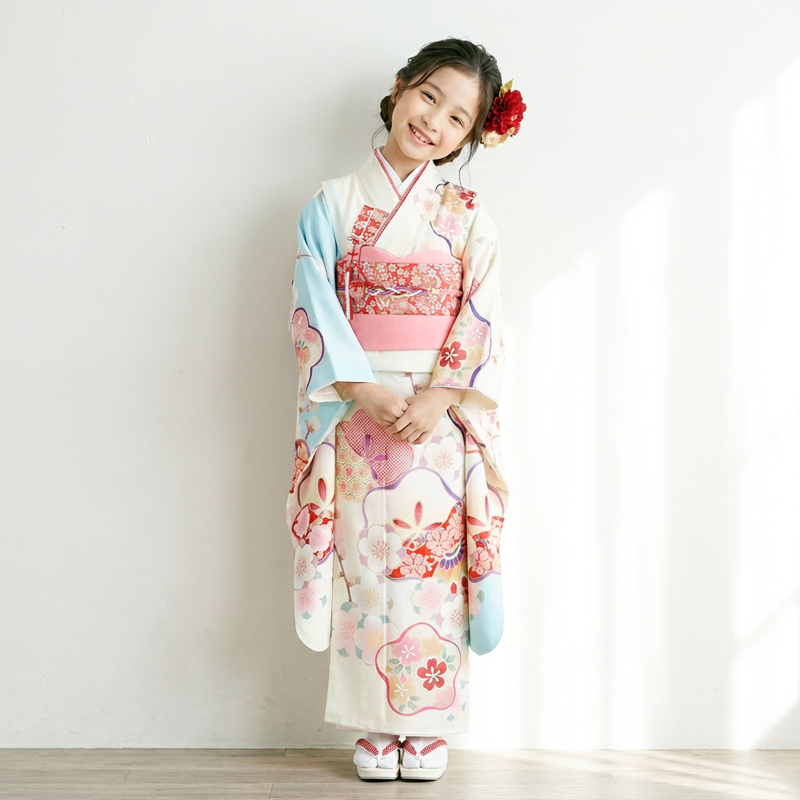 七五三着物7歳女の子画像