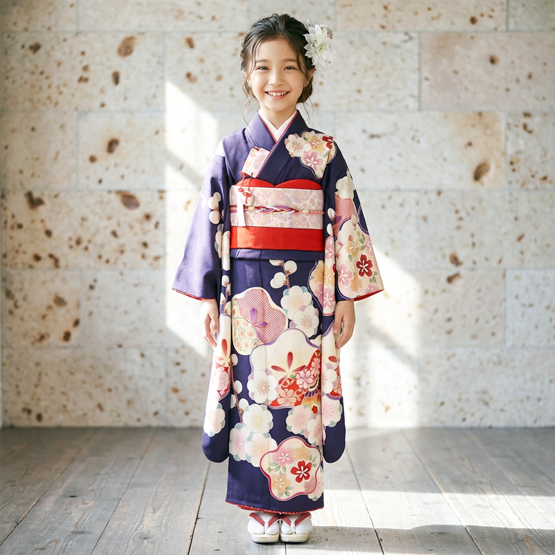 七五三着物7歳女の子画像