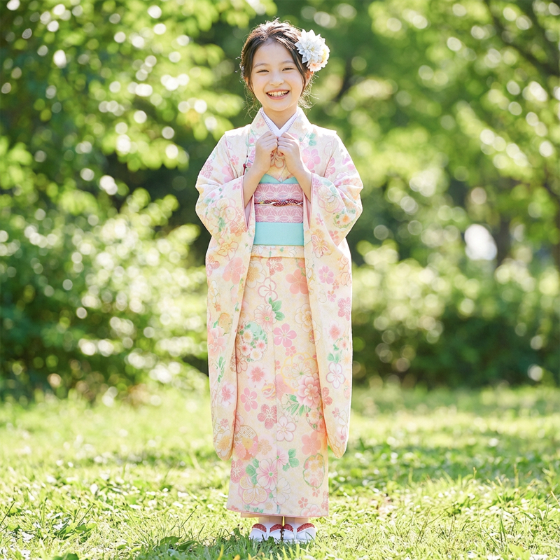七五三着物7歳女の子画像