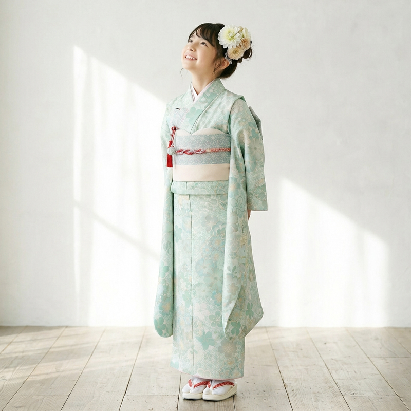 七五三着物7歳女の子画像