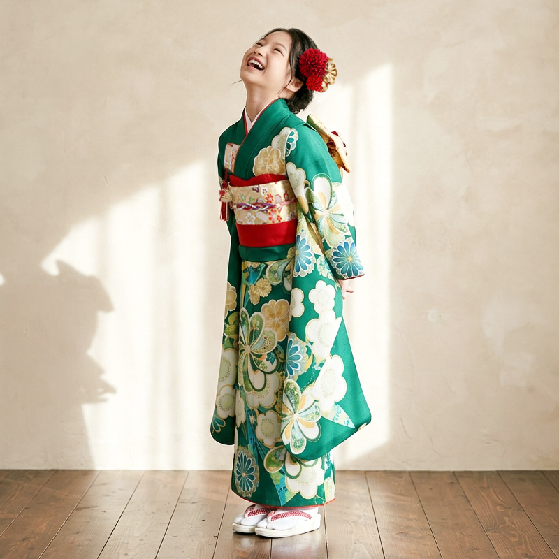 七五三着物7歳女の子画像