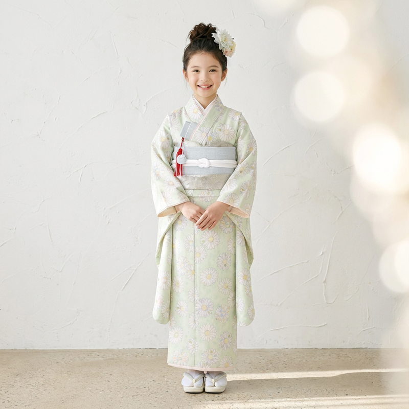 七五三着物7歳女の子画像