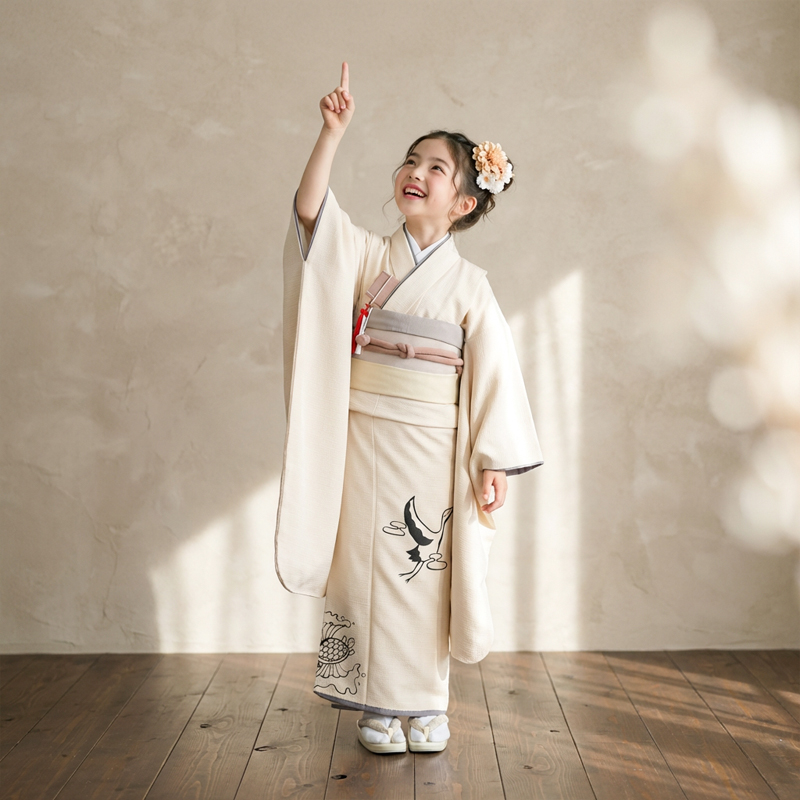 七五三着物7歳女の子画像