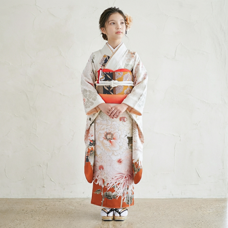 七五三着物7歳女の子画像