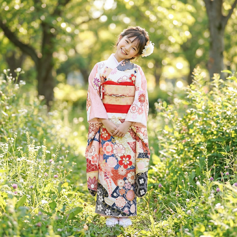 七五三着物7歳女の子画像