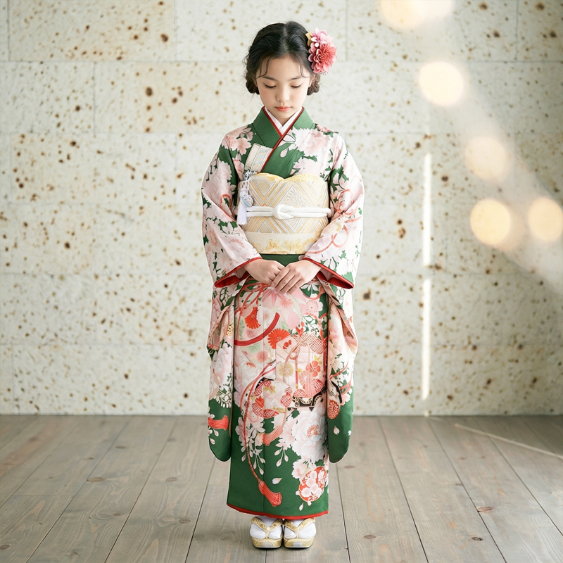 七五三着物7歳女の子画像