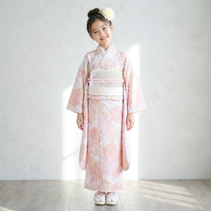 七五三着物7歳女の子画像