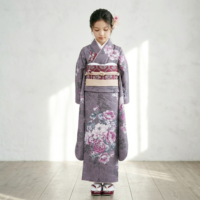 七五三着物7歳女の子画像