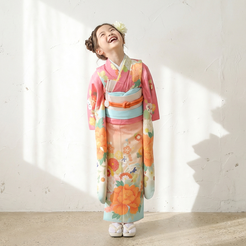 七五三着物7歳女の子画像