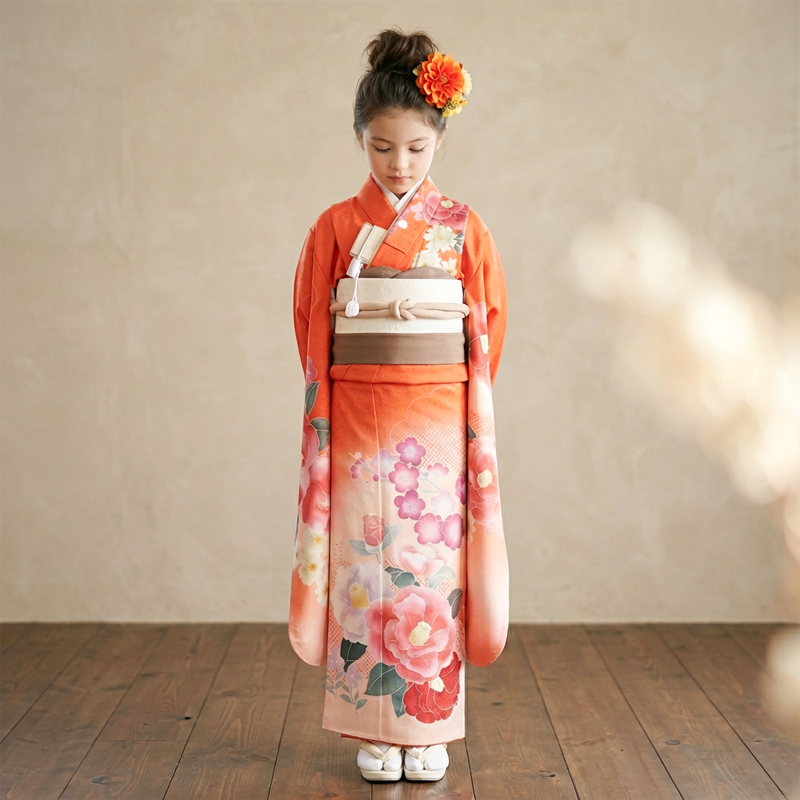 七五三着物7歳女の子画像